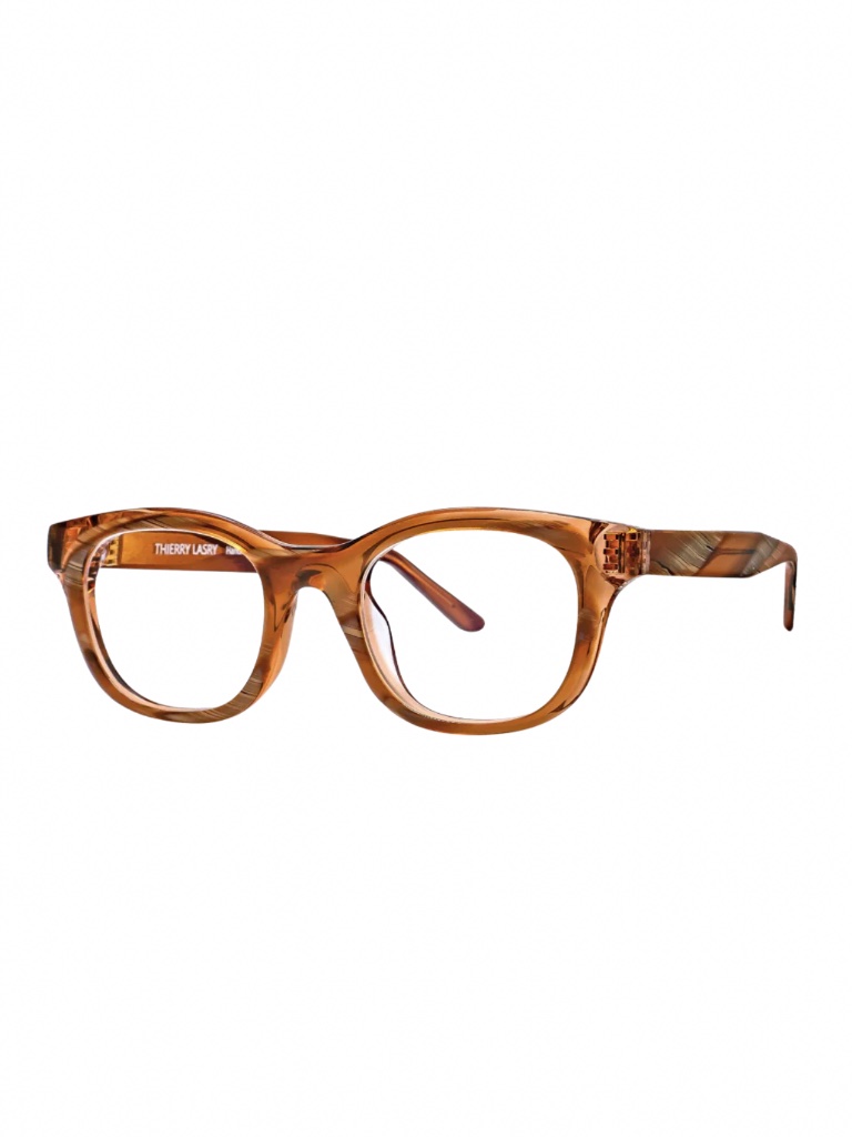 Thierry Lasry Chaoty Frames Color Brown 131 (Blue Light Or Prescription)